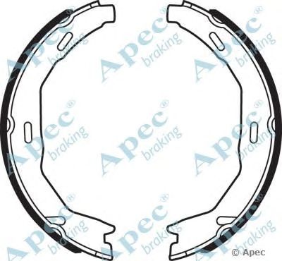 APEC BRAKING shu725 -  Комплект тормозных колодок